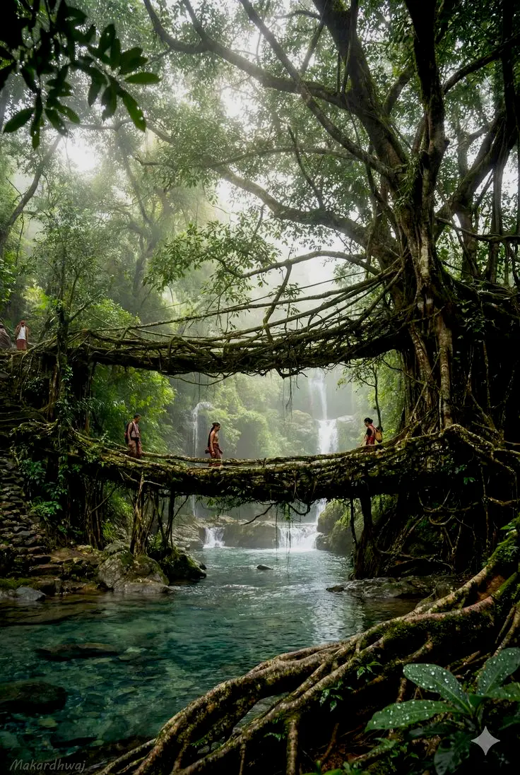 7 Days Meghalaya Package | Kaziranga & Double Decker Root Bridge